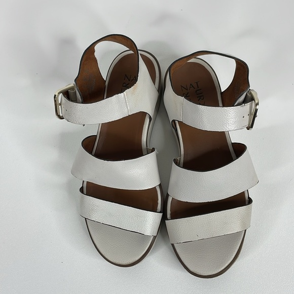Naturalizer Brooke Platform Sandal Cream White Vegan Leather size 6.5 - Picture 8 of 11